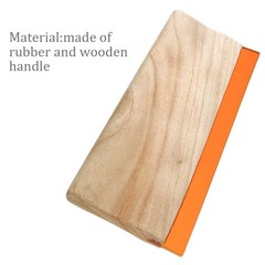 Caydo 3 Pieces 3 Sizes Screen Printing Squeegee, 75 Durometer 3Sizes, Orange