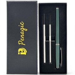 Penagic Luxury Rollerball Pen, Black Ink, Fine Point, Unisex,