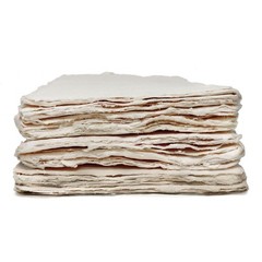 INDIGO HANDMADE 100% COTTON-RAG RECYCLED PAPER-EXTRA HEAVY 500GSM NATURAL