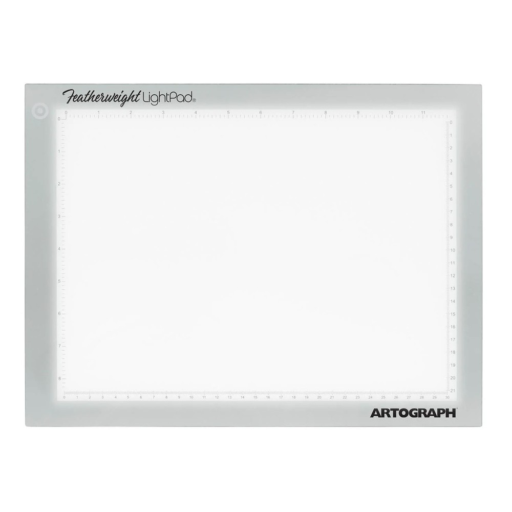 Artograph Featherweight LightPad, 9″ x 12″ Dimmable LED Light Box for Drawing