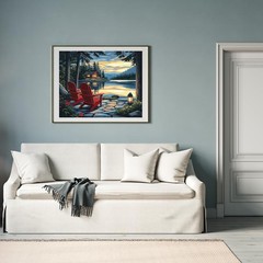 Paint by Numbers Kit for Adults DIY Oil Painting 6×10 inch Wall Art Decor Gift