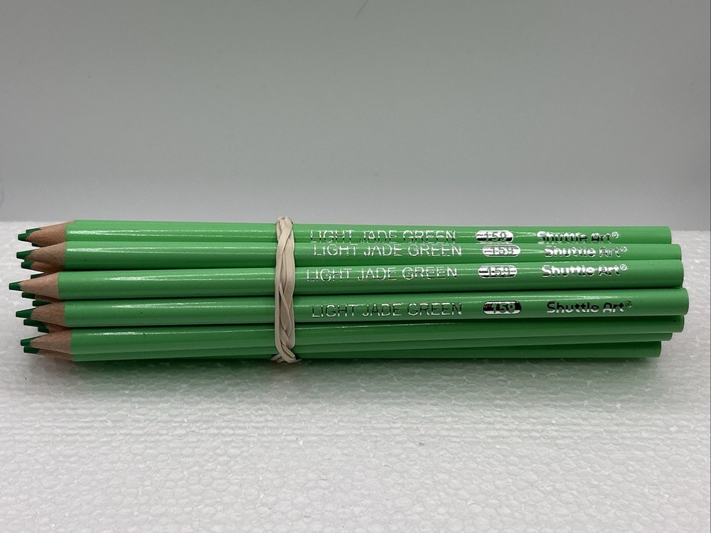(20 COUNT) LIGHT JADE GREEN 159 – Shuttle Art Colored Pencils