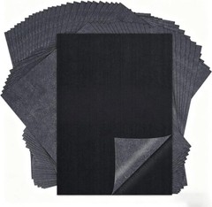 Carbon Paper for Tracing Transfer-Paper Pad 30 Pcs Black Graphite Copy Paper fo