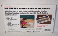 Vintage 90s 1994 Sanford Mr Sketch Watercolor Markers 12 Unscented Odorless