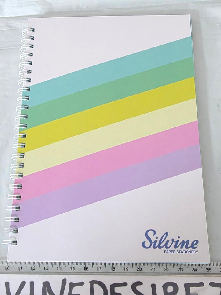Silvine Multi Colour Pages A5 Blank Ring Bound Sketch and Note book Notebook 72