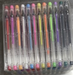 Gel Pens Medium Point .8mm 48/Pkg Color As Shown In Pictures
