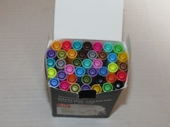 t4* Double Line Outline Markers, 20 Silver And 20 Gold Colors Squiggles 40 Pack