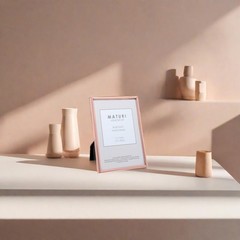Maturi Rose Gold Colored Thin Edge Photo Frame – 5 x 7-Inch (13 x 18cm)