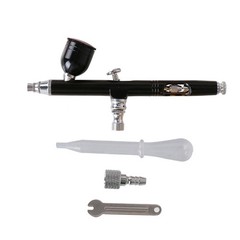 Dual Action Airbrush Gravity Feed 0.3mm Gun Spray Nail Art Paint Tattoo Tool Set