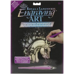 Holographic Foil Engraving Art Kit 8″X10″-Arabian Unicorn