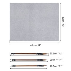 14pcs Chinese Calligraphy Set 17×13 Inch Water Writing Cloth Brush
