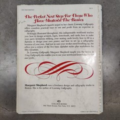 Using Calligraphy by Margaret Shepherd Rare 1980 Vintage Paperback Book