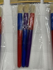 Crafter’s Square 9 Chunky Artists Paint Brushes – Lot 3 Pkg of 3 NEW