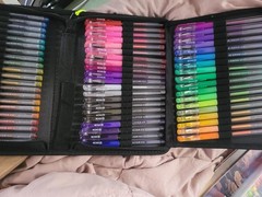 120PCS Gel Pens Set 60 Colors Glitter Pens With 60 Refills For Coloring Journali