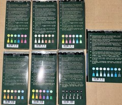 Faber-Castell Pitt Artist 60 Brush Pens Sets India Ink Markers Art Blues Manga