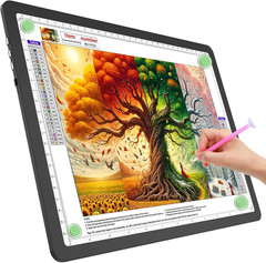 A4 LED Light Board with Bag Magnetic Light Pad for Tracing Drawing Crafting