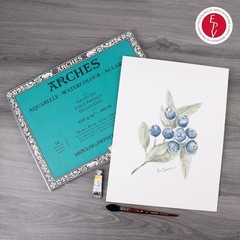 Watercolor Paper Block, Cold Press, 12″ x 16″, 300 pound (1795067)