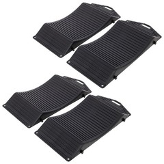 4 Pack Tire Saver Ramps Anti-Slip Hard Plastic Car Storage Flat Spot Preventer