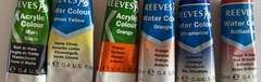Vintage Paint Lot Of 15 Grumbacher Utrecht Reeves Daler Rowney Various Colors
