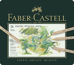 Faber-Castell Pitt pastel colored pencils 24 color set canned 112124 [Japan gen