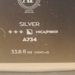 ARTEZA Acrylic Paint A734 Silver 33.8 fl oz 1000ml