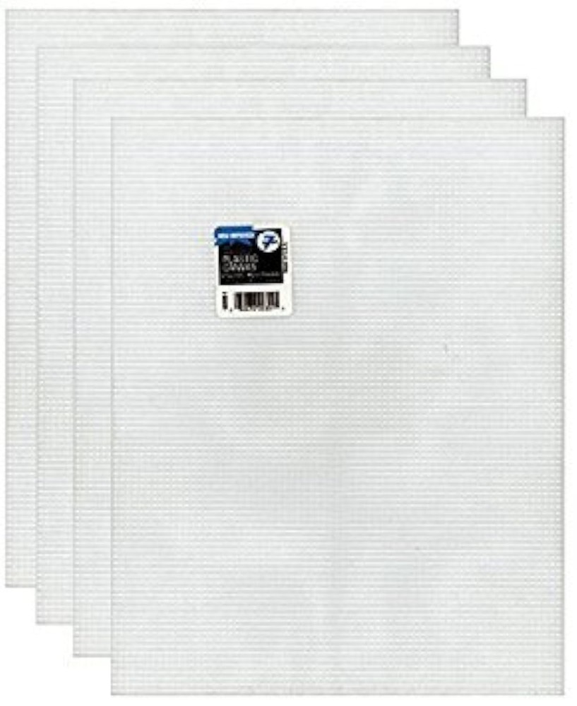Darice #7 Mesh Plastic Canvas – Clear – 10.5 x 13.5