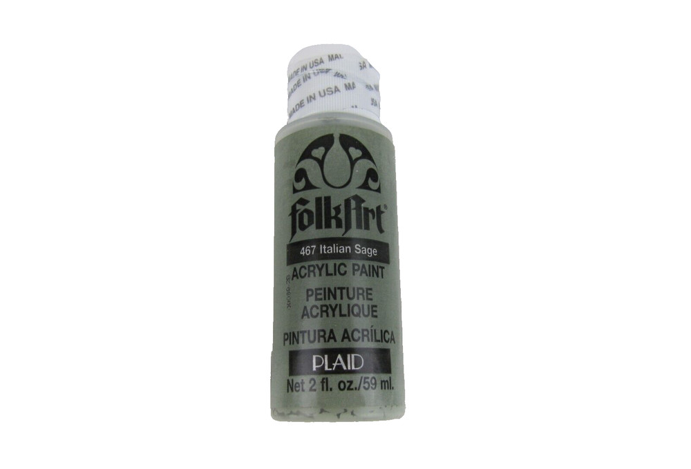 FolkArt Acrylic Paint 467 ITALIAN SAGE Premium Bottle Art Craft USA