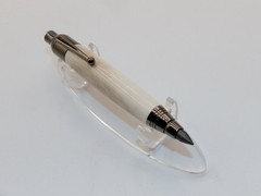 Chrome finish 5.6mm Sketch Pencil. Hand made with Genuine Deer Antler. #148