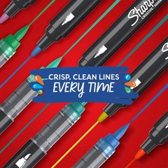 Sharpie Creative Markers, Water-based Acrylic, Bullet Tip, Office Product