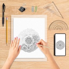 – PSLER Translucent on Artist Lettering Sketch Drawing for Pencil Ink Markers
