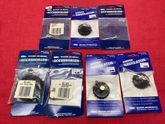 New Badger Air-Brush Co. AirBrush Hose + Caps + Tip & Adaptor Parts Lot NOS