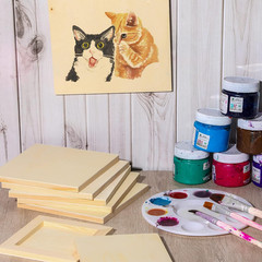Wood Canvas Boards 12 Pack Unfinished Panels 3 Sizes For Painting Craft Art