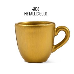 Enamel Glitter and Metallic Paint in 2 Fl Oz (Pack of 1) Metallic Gold