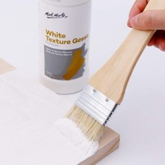 Mont Marte Premium White Texture Gesso 16.9 Fl Oz (Pack of 1), Charcoal,White