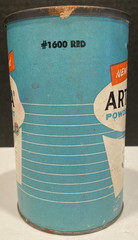 Vintage Artista Powder Paint Binney & Smith 1600 RED Partial Container Crayola