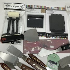21 Pc Art Paint Spatula Palette Knife Resin Mixing Roller Tool Set
