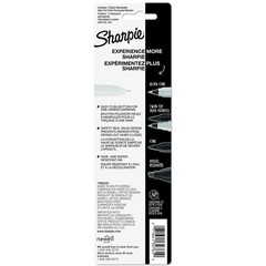 Sharpie Retractable Permanent Markers Ultra Fine 1 Count (Pack of 2), Black