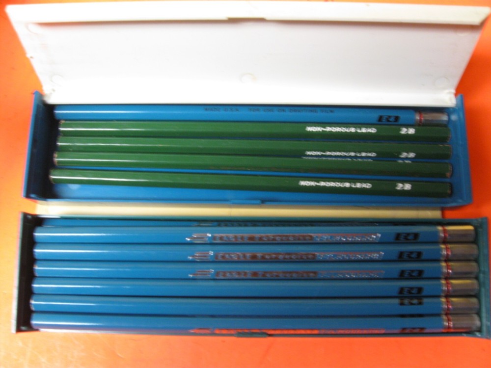 LOT OF 13 EAGLE TURQUOISE E4 AND 4 KIMBERLY 2B DRAWING PENCILS NEW