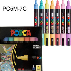 16Pcs Japan POSCA Markers Set Acrylic Graffiti Drawing Permanent Waterproof Chi