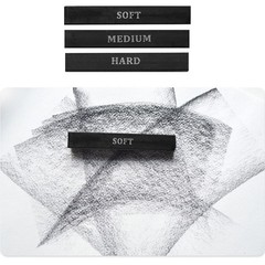H B 50 Pack Drawing Set Sketching Kit, Pro Art Supplies with 3-Color