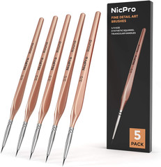 Detail Paint Brushes 5 PCS Extra Fine Tip 000 Professional Miniature Pai