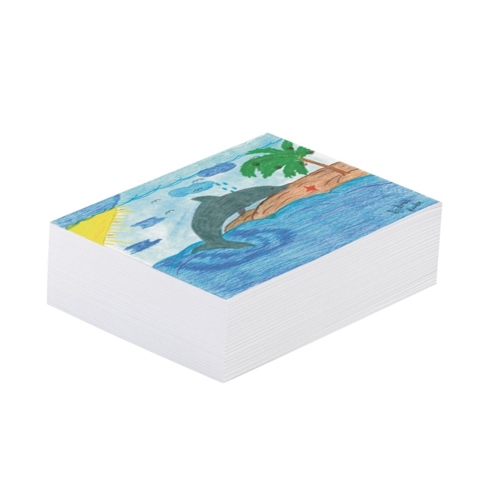 Plain Newsprint 8.5×11 Inch Ream 500 Sheets Drawing Sketching Art Supplies
