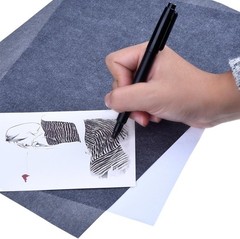 Erasable 30 Pack Graphite Carbon Copy Tracing Paper – 9×13 Inch Versatile Sheets