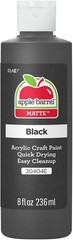 Apple Barrel Acrylic Paint in Assorted Colors (8 Ounce), 20404 Black- (Pack of 1