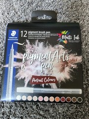 Staedtler Pigment Brush Pen Multi Ink, MULTIPLE STYLES