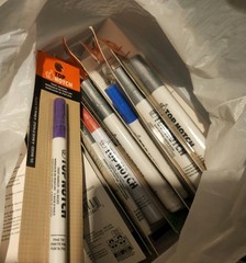 Lot Of Over 120 Top Notch,water & Oil Paint Markers Different Tips