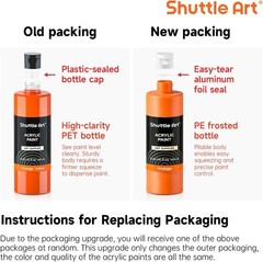 18 Colors Acrylic Paint Set 250ml – Bulk Painting Supplies