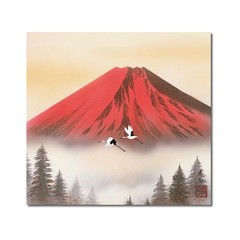 Hanging Scroll: Soaring Red Fuji by Ito Kosyun (Shaku-go, Horizontal)