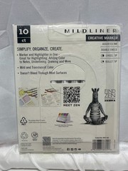 Zebra Mildliner Double Ended Creative Markers 10 Pack Pastel Color