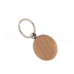 Natural Wooden Keychain Blanks Engraving Key Tags 1.57 x 0.31 inches Set of 80